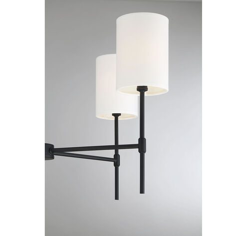 Traditional 5 Light 25 inch Matte Black Chandelier Ceiling Light