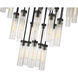 Beau 27 Light 36 inch Matte Black Chandelier Ceiling Light