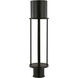 Union LED 21.25 inch Antique Bronze Post Lantern