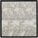 Mosaico 20 X 12.75 inch Ebony and Antique Mirror Accent Table
