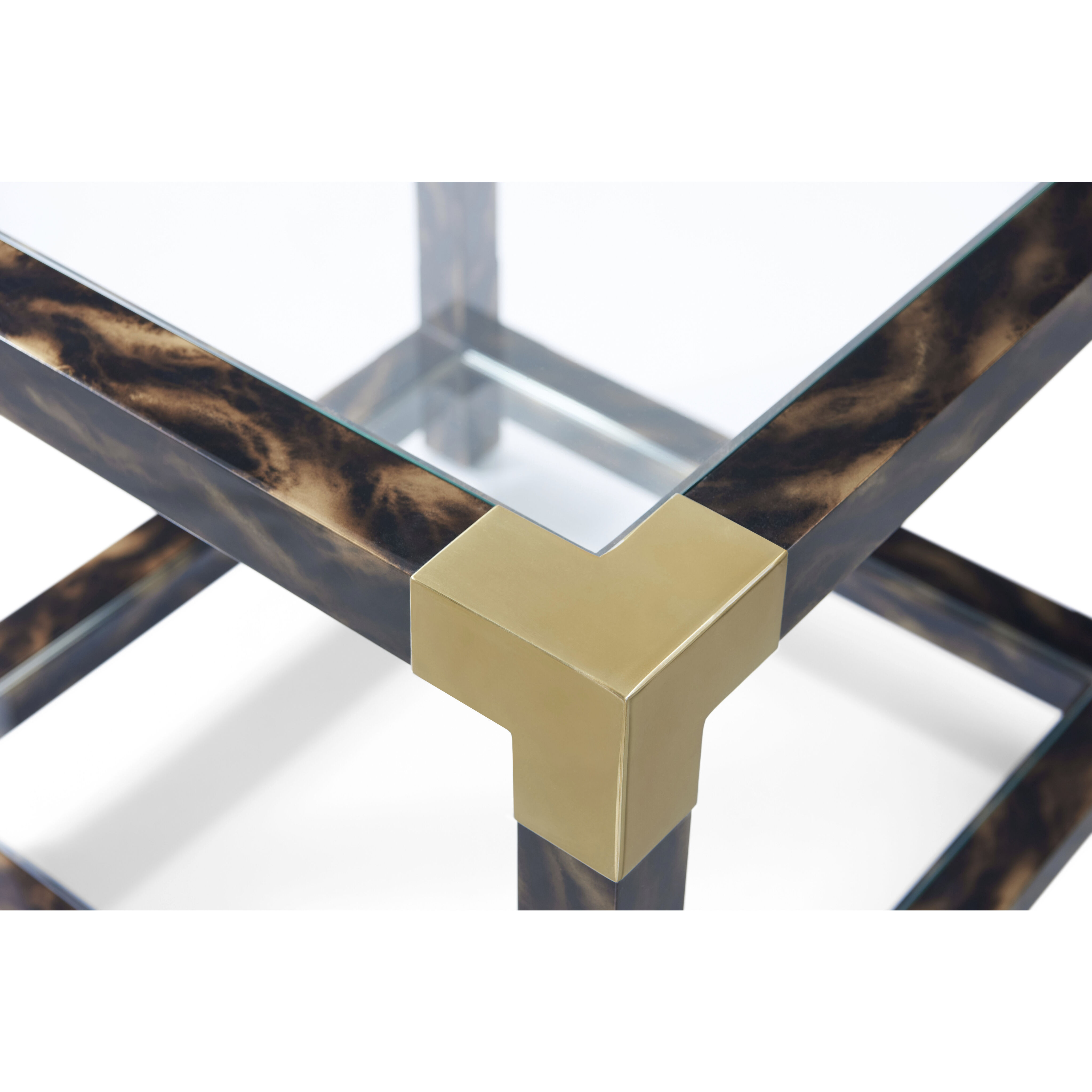 Arakan 25 X 25 inch Side Table, Wooden