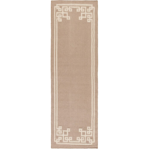 Alameda 96 X 30 inch Khaki, Light Gray, Camel Rug
