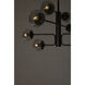 Zeki 6 Light 29 inch Antique Brass Chandelier Ceiling Light