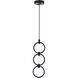 Context LED 5.13 inch Flat Black Pendant Ceiling Light