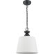 Kistler 1 Light 12 inch Charcoal Pendant Ceiling Light