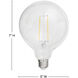 LumiGlo Med. 2.00 watt 120v 2400 LED Bulb in Clear