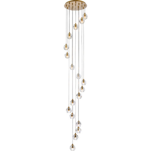 Eren 18 Light 15 inch Gold Pendant Ceiling Light