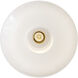Nadia 1 Light 11 inch Lacquered Brass Pendant Ceiling Light