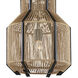 Mali 1 Light 13.5 inch Satin Black Pendant Ceiling Light