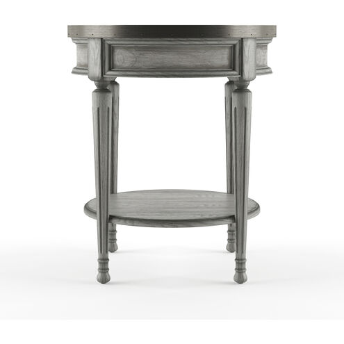 Sampson Side Table with Storage in Gray