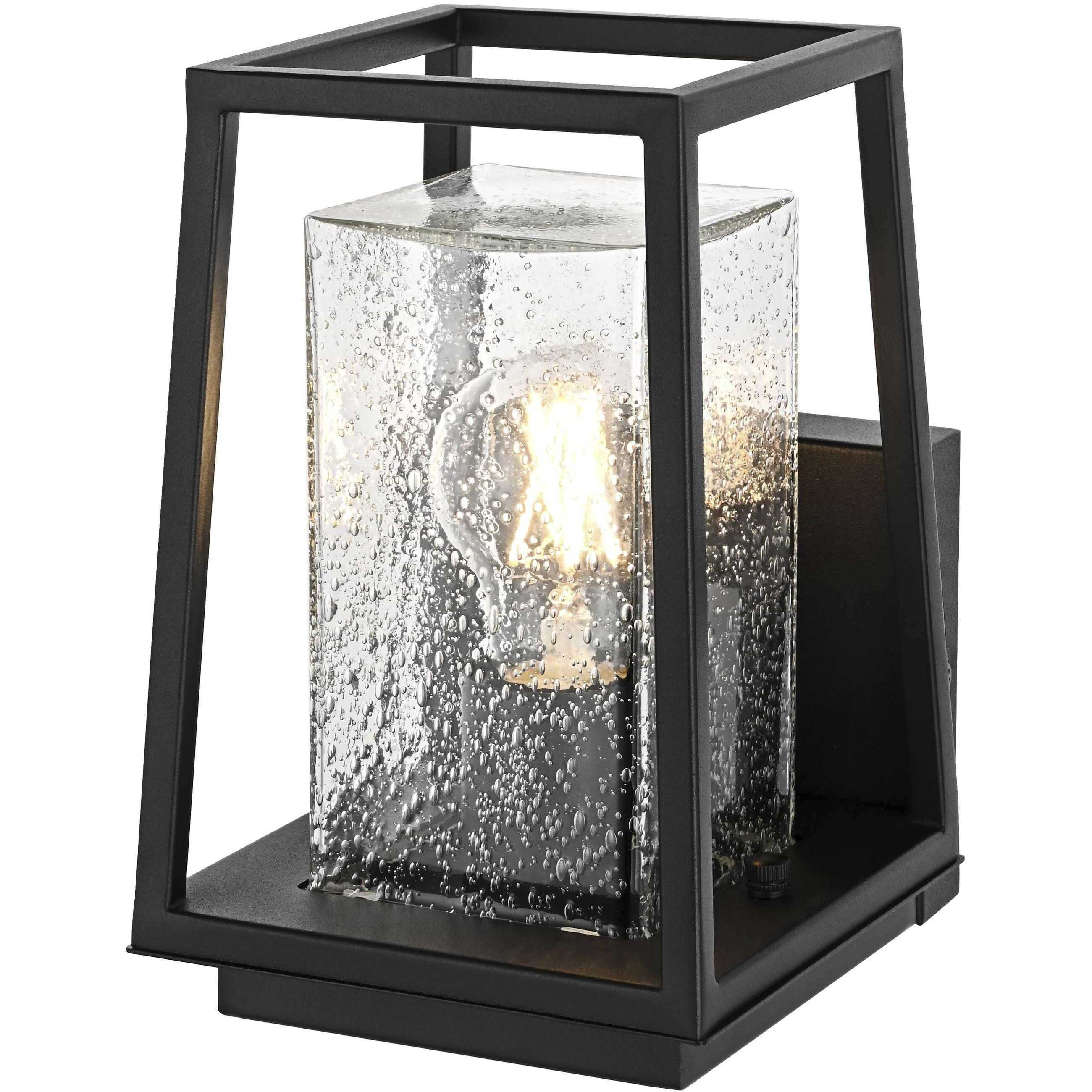 Lehigh 1 Light 9.5 inch Black Outdoor Wall Sconce