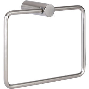 Arri 9 inch Brushed Nickel Towel Ring