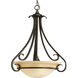 Slade 3 Light 22 inch Forged Bronze Foyer Pendant Ceiling Light