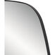 Sparti 36 X 36 inch Matte Black Wall Mirror