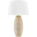 Haddam 32 inch 25.00 watt Aged Brass and Ceramic Textured Fawn Table Lamp Portable Light
