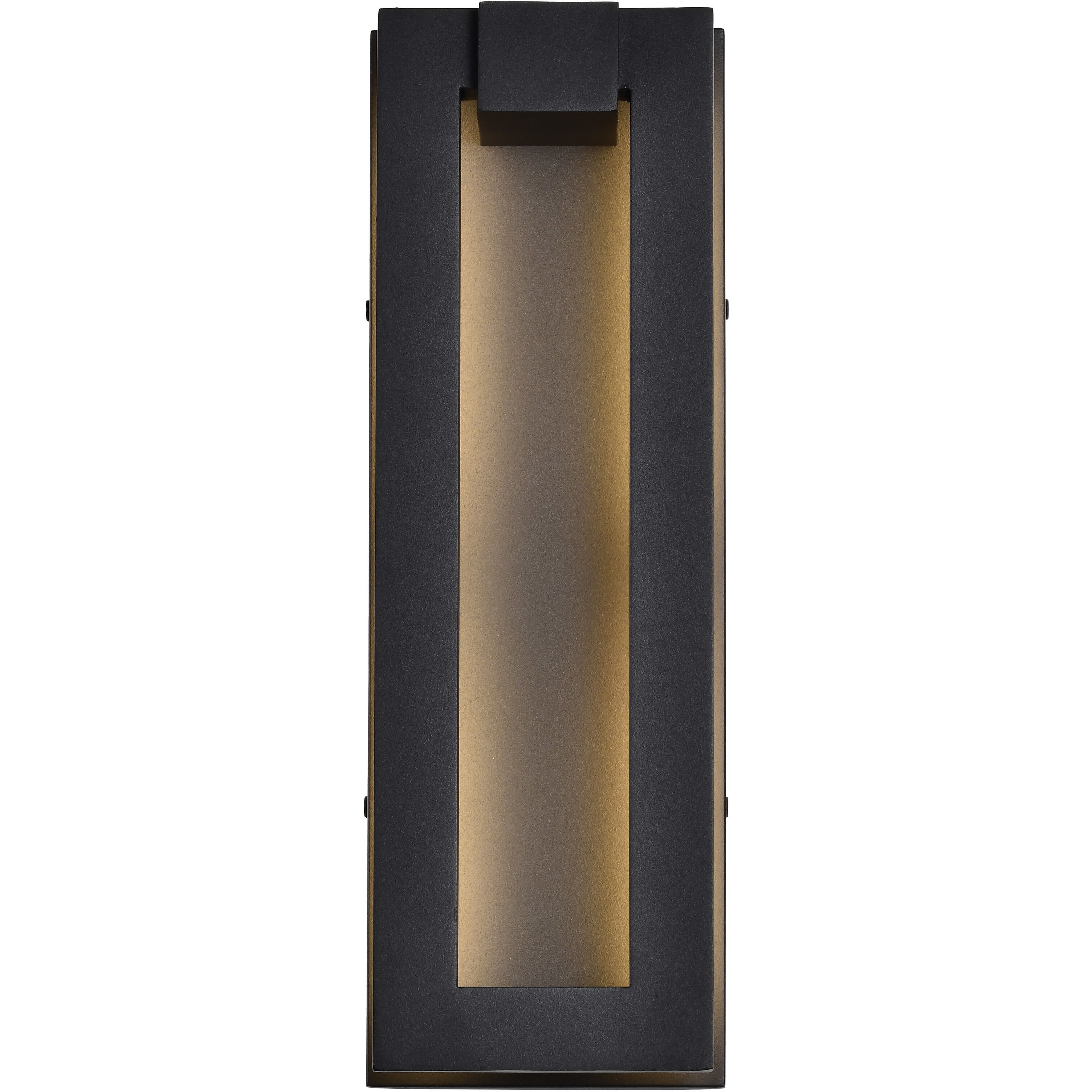Crew LED 15 inch Sand Black Outdoor Wall Light