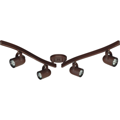 Signature 4 Light Russet Bronze Track Kit Ceiling Light