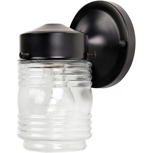 Outdoor 1 Light 8 inch Black Outdoor Wall Lantern