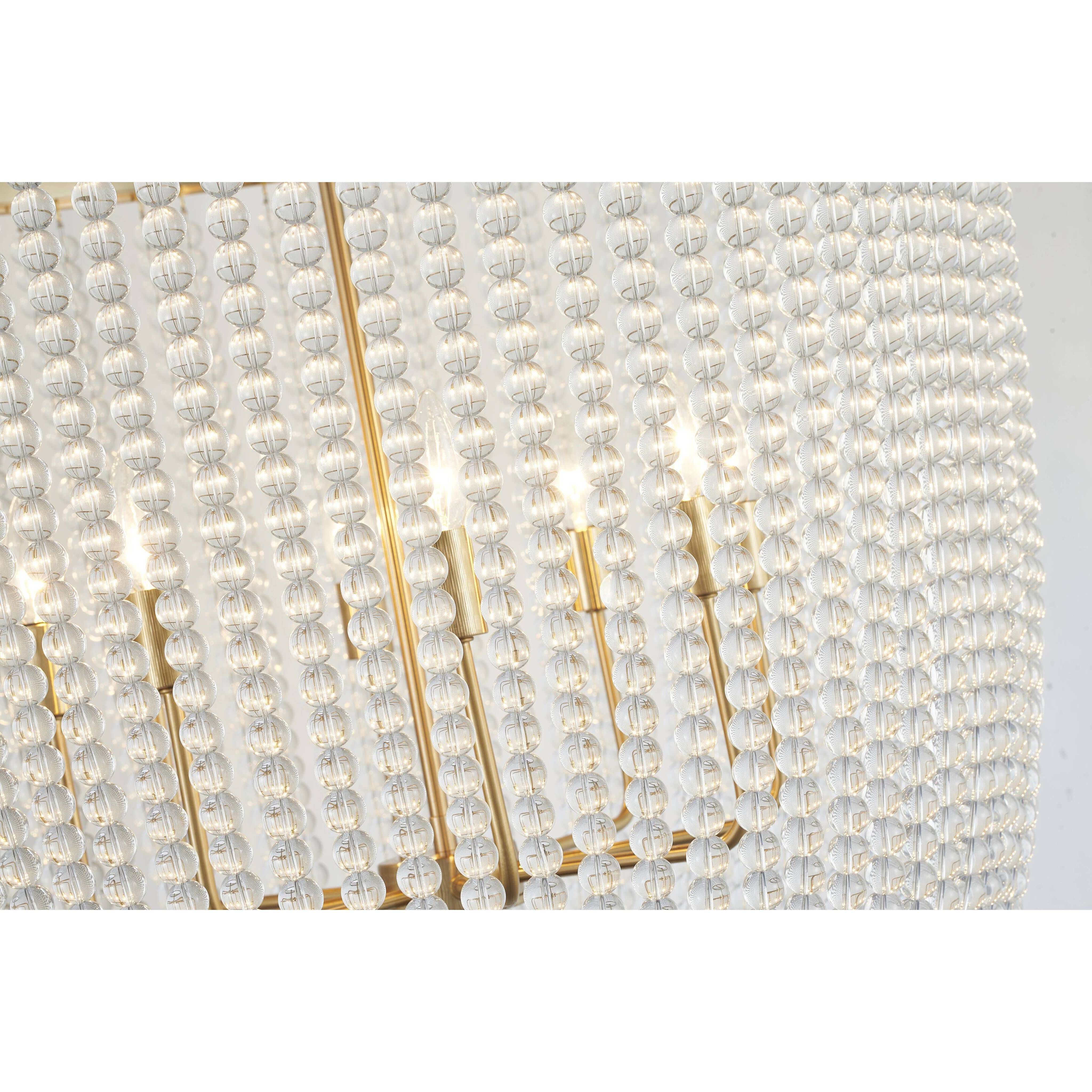 Canada LED 30 inch Gold Chandelier Ceiling Light