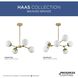 Haas 4 Light 16.5 inch Brushed Bronze Chandelier Ceiling Light, Design Series