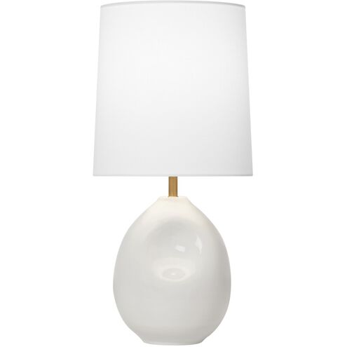 AERIN Ulla 17.75 inch 9.00 watt Dove Grey Crackle Table Lamp Portable Light