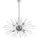 Sienna 10 Light 32 inch Chrome Pendant Ceiling Light