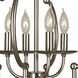 Quatrefoil 4 Light 19 inch Antique Brass Dining Chandelier Ceiling Light