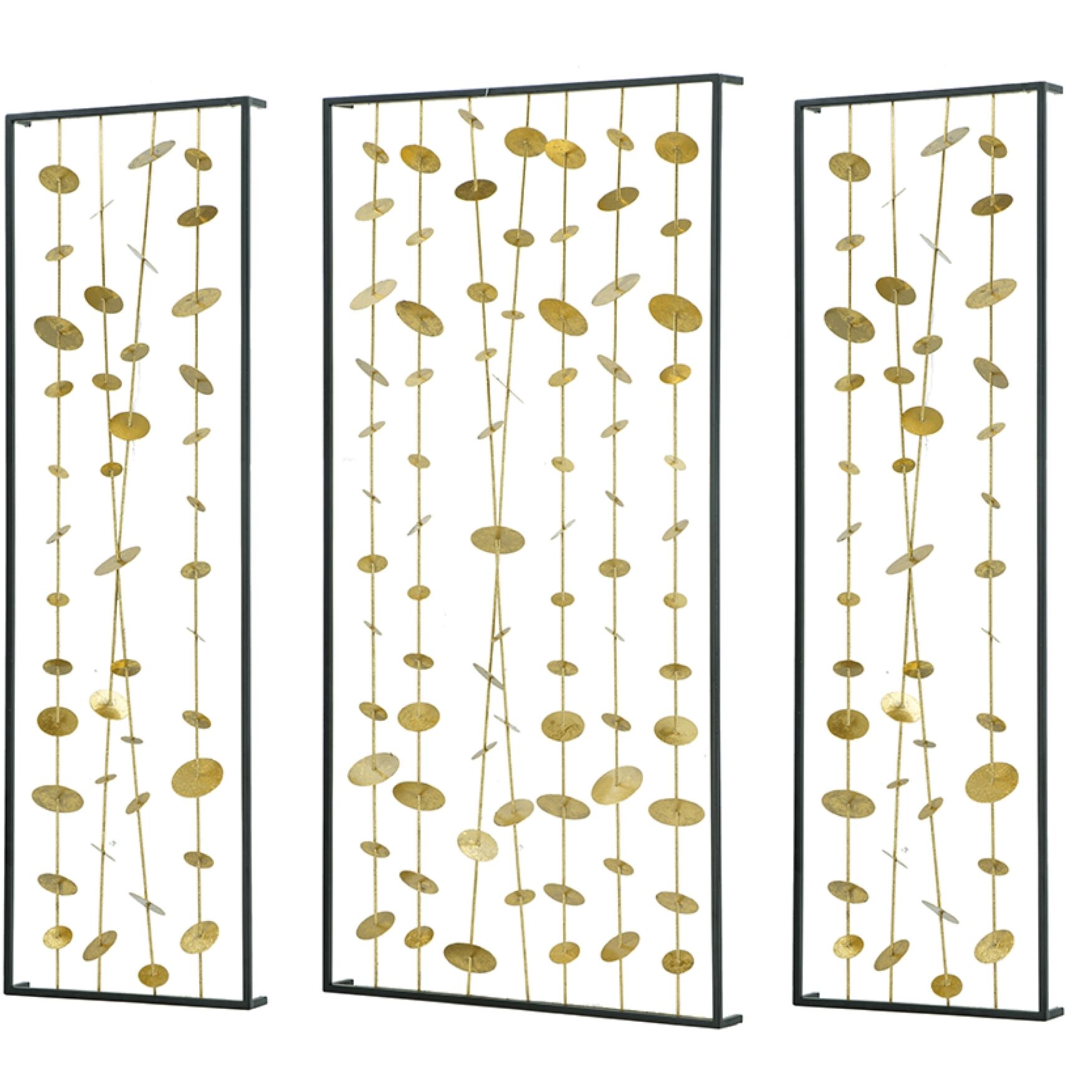 Anita Gold and Black Wall Accent