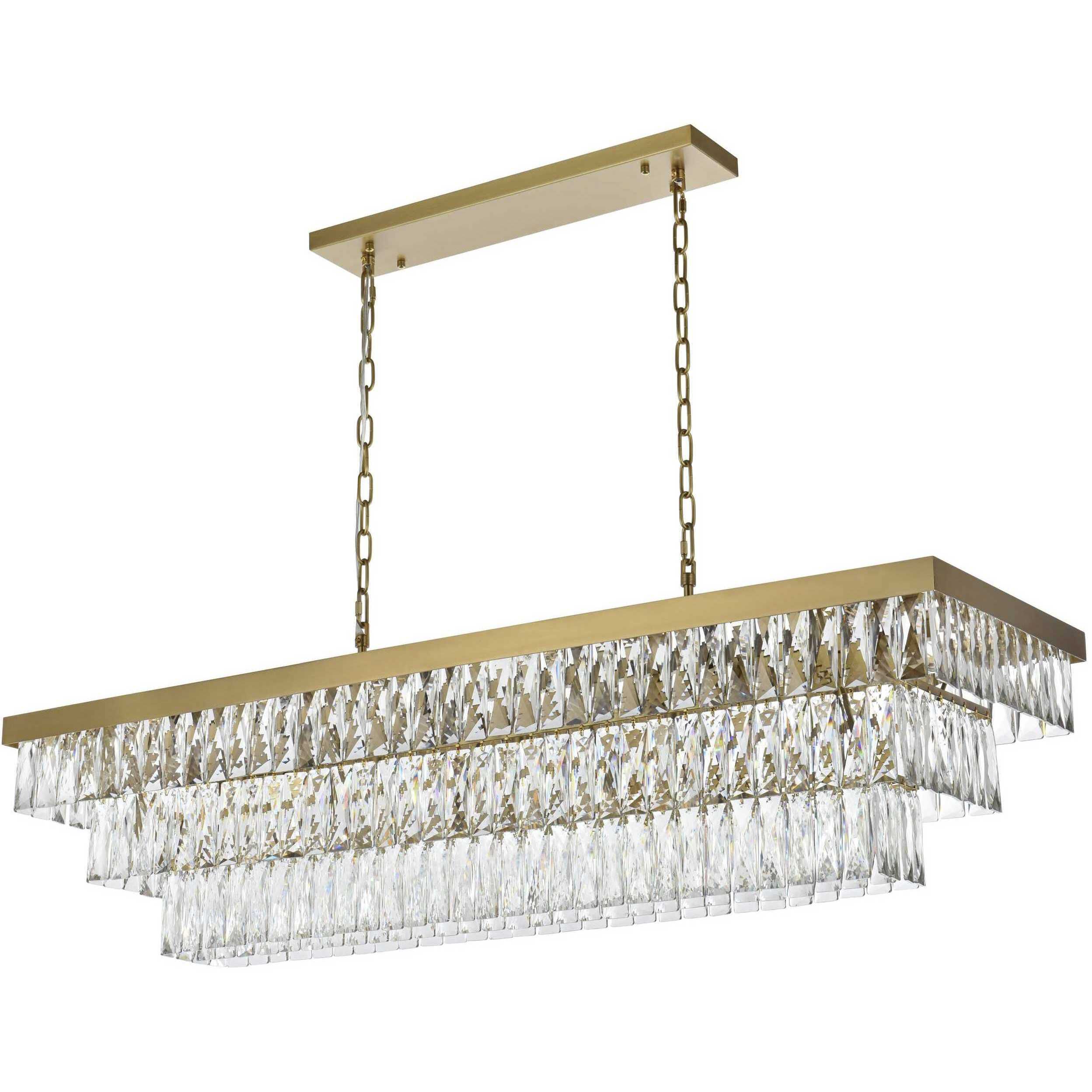 Josephine 17 Light 16 inch Satin Gold Chandelier Ceiling Light