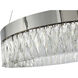 Canada LED 24 inch Chrome Chandelier Ceiling Light
