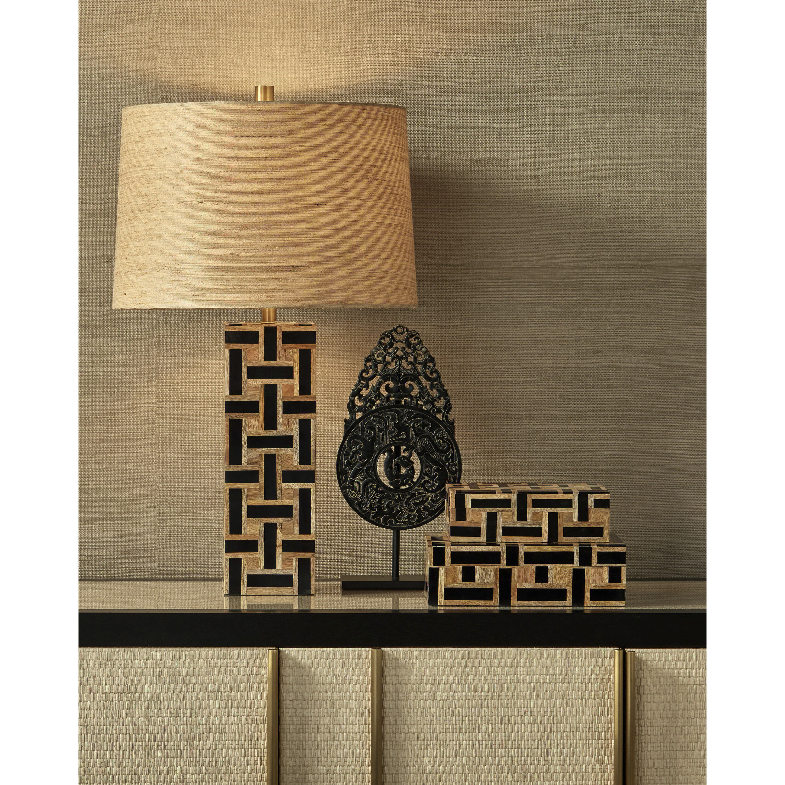 Han Dynasty 13.75 X 6.75 inch Jade Symbol Sculpture