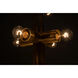 Axe 16 Light 8 inch Antique Brass Chandelier Ceiling Light