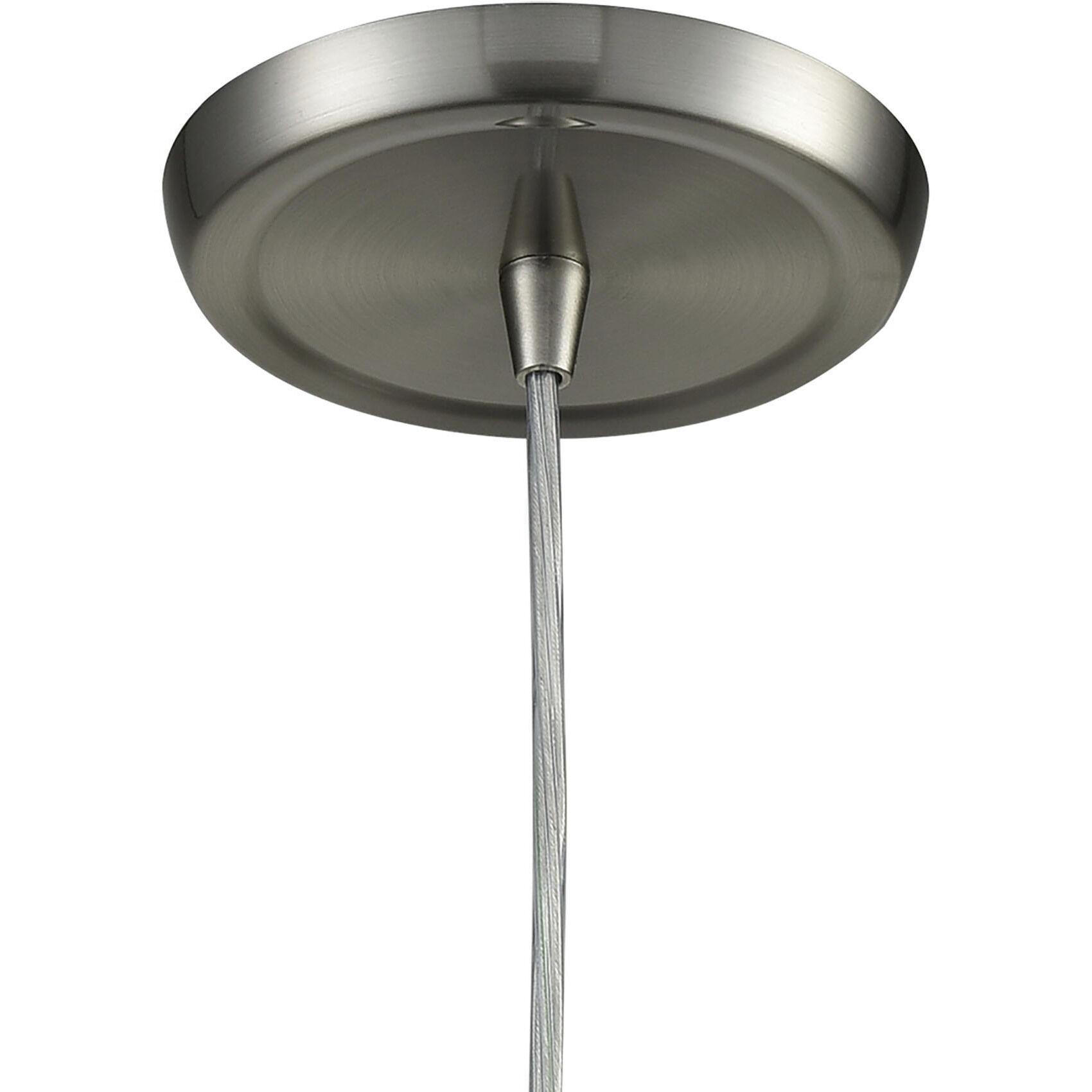 Tulare 1 Light 7 inch Satin Nickel Pendant Ceiling Light
