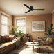 Simple Flush 52 inch Coal Outdoor Hugger Fan