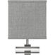 Galerie Luster LED 8 inch Brushed Nickel ADA Sconce Wall Light