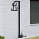 Aria 1 Light 98.38 inch Black Post Light, Solar