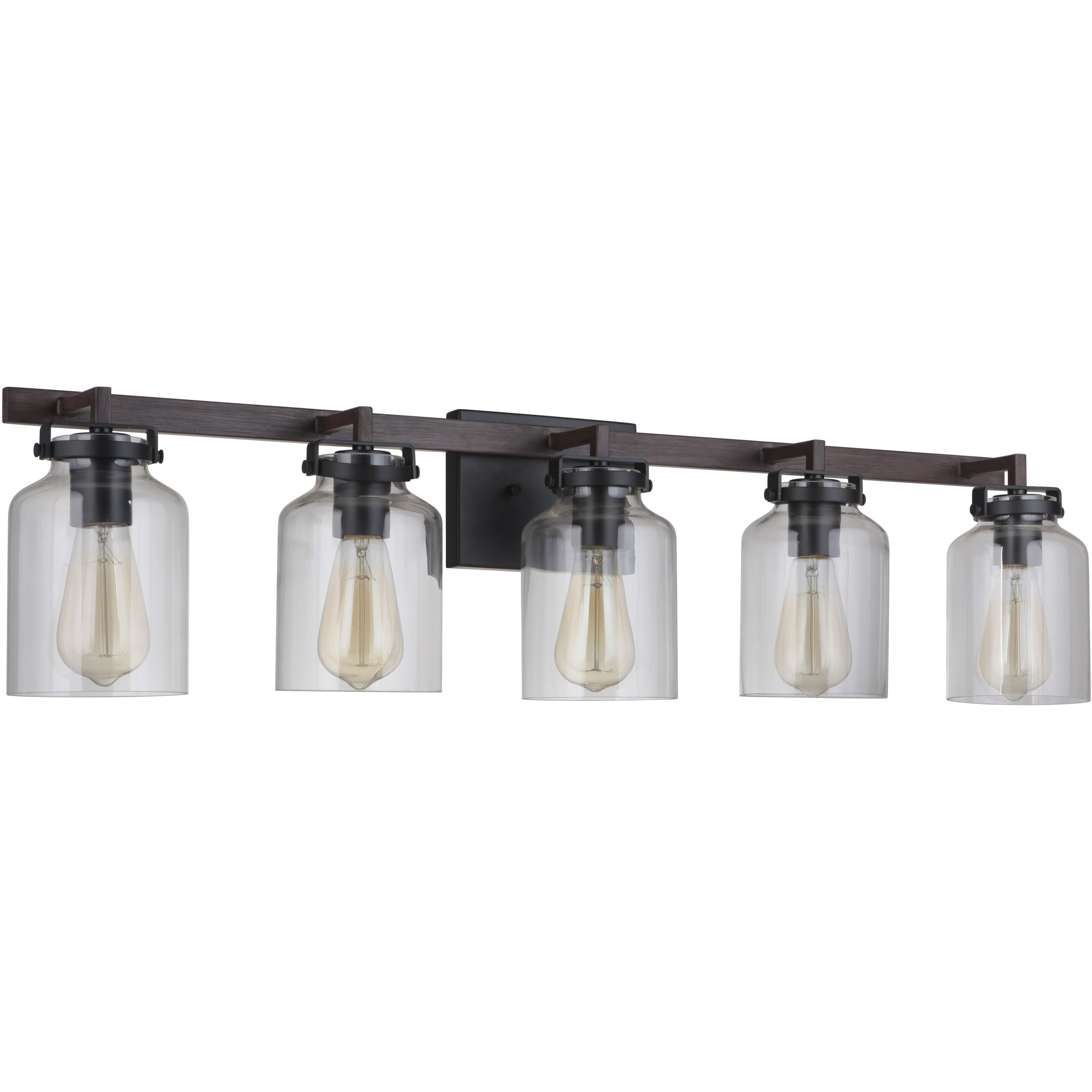 Foxwood 5 Light 36.88 inch Bathroom Vanity Light