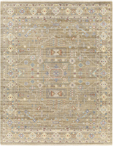 Kushal 36 X 24 inch Light Brown Rug, Rectangle