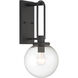 Wenston Outdoor Wall Mount in Sand Coal, Great Outdoors