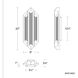 Beyond Ariana LED 3.75 inch Brushed Nickel ADA Wall Sconce Wall Light