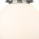 Beacon 1 Light 15.75 inch Satin Nickel Pendant Ceiling Light
