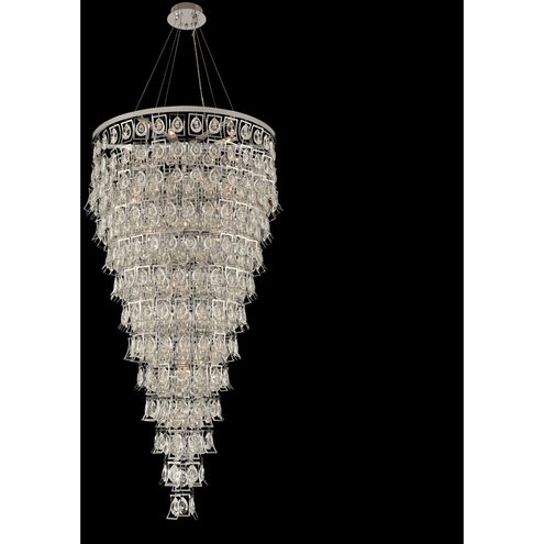 Carmella 28 Light 36 inch Brushed Brass Pendant Ceiling Light