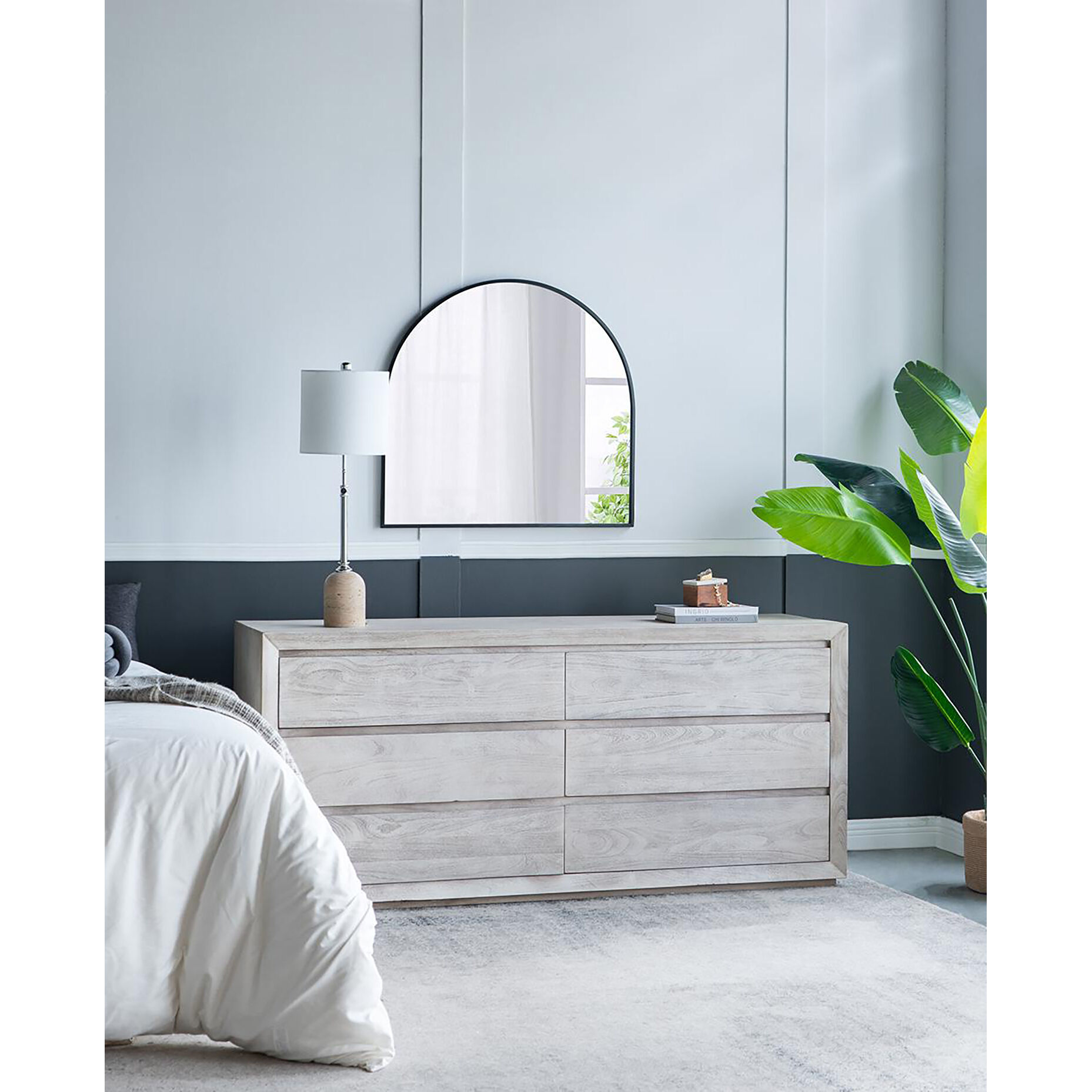 Zig Zag 4 inch Brown/White Decorative Box