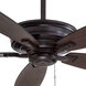 Kafe 52 inch Kocoa with Dark Maple/Medium Maple Toned Blades Ceiling Fan