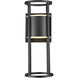 Luca LED 24 inch Black Outdoor Wall Light