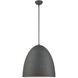 Arlington 3 Light 19 inch Scandinavian Gray with Brushed Nickel Accents Pendant Ceiling Light