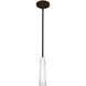 Camino 1 Light Bronze Stem Pendant Ceiling Light