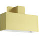 Lynx 1 Light 6 inch Satin Brass Outdoor ADA Wall Sconce