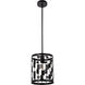 Levante 1 Light 10 inch Black Pendant Ceiling Light