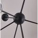 Canada 7 Light 34.2 inch Black Chandelier Ceiling Light